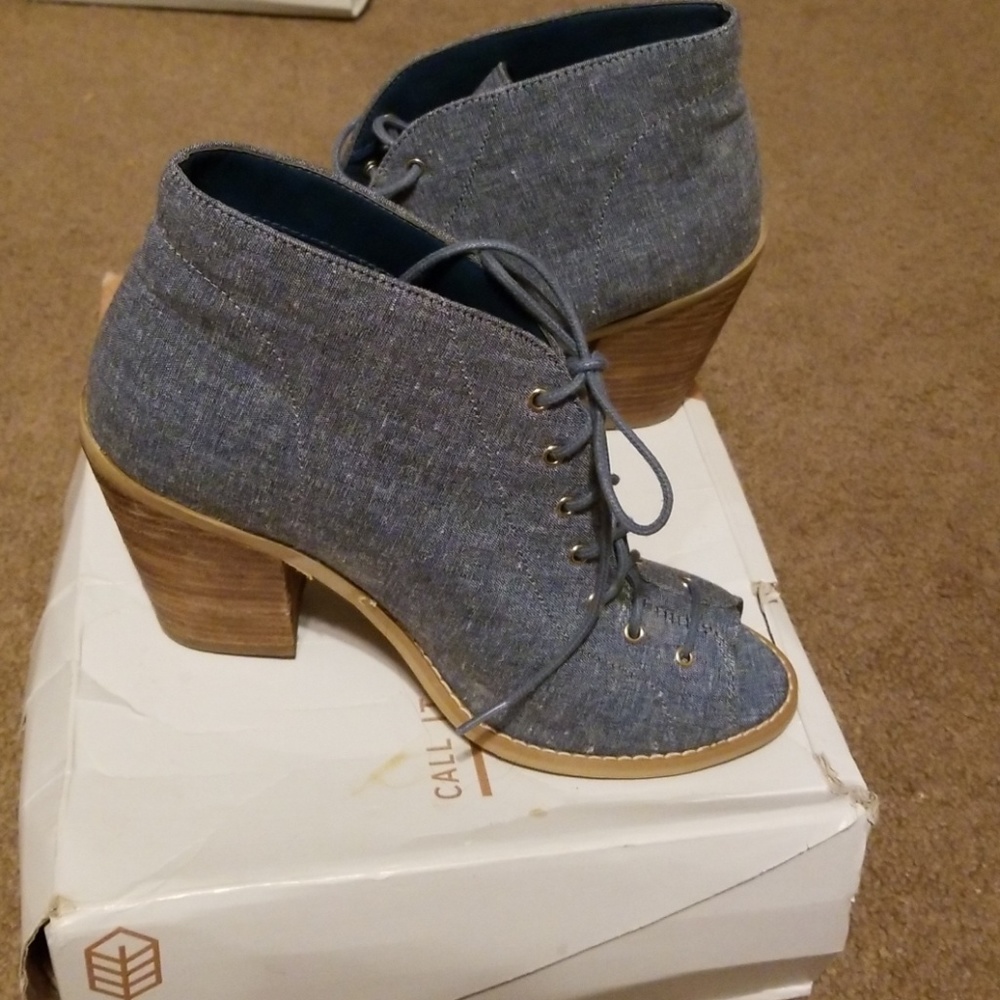 CALL IT SPRING Denim booties